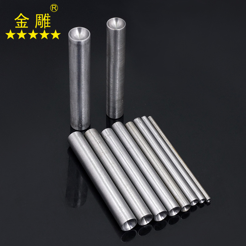 DIY Leather Punching Rivet Punching Cap Nail Hand Tapping Tool Mushroom Cap Nail Hand Pressure Installation Mold