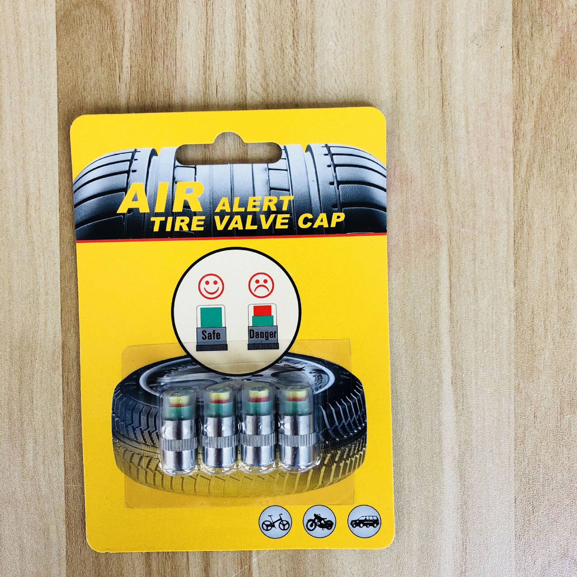 High precision automobile tire pressure monitor automobile tire detection warning cap copper core