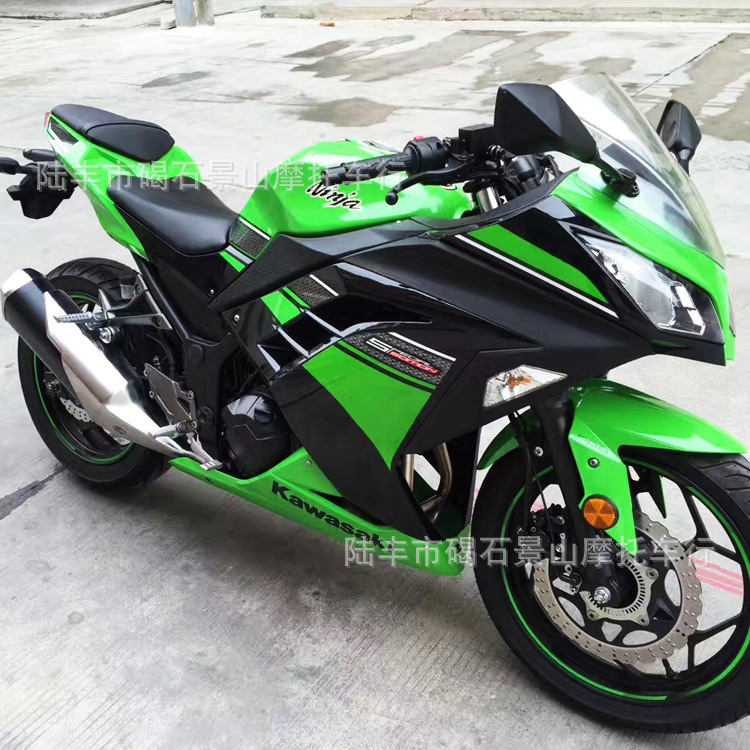 Original Imported Kawasaki Xiaorenzhe 300 Large Displacement Street Sports Car Men&#039;s Cross-Riding Motorcycle with ABS