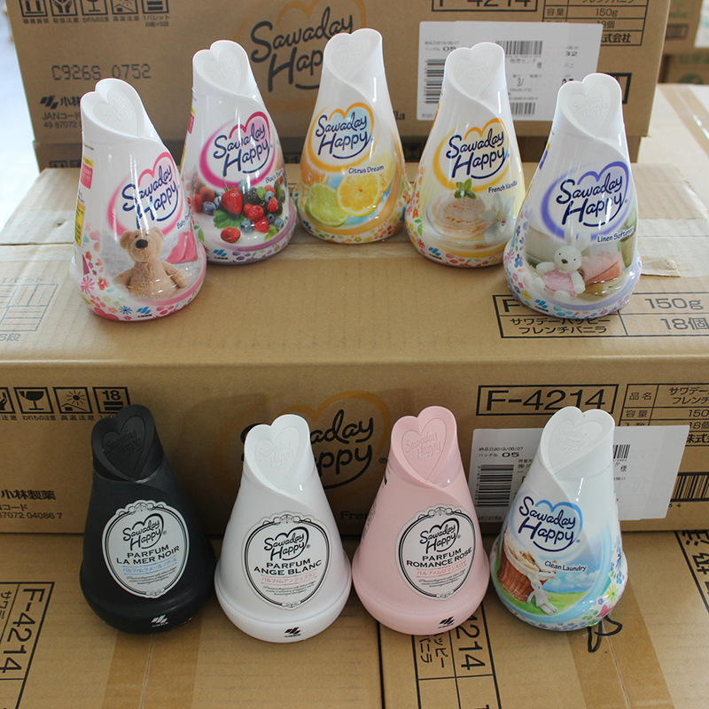 Japan Imported Solid Fragrance Deodorant Yuan 150G Air Fresh Indoor Toilet Car Perfume Available