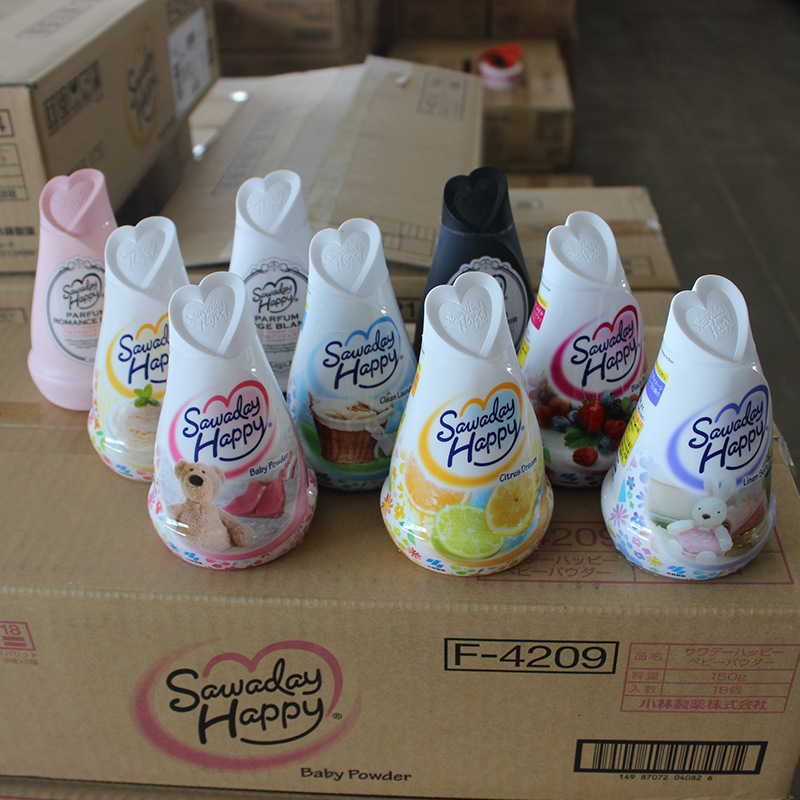Japan Imported Solid Fragrance Deodorant Yuan 150G Air Fresh Indoor Toilet Car Perfume Available