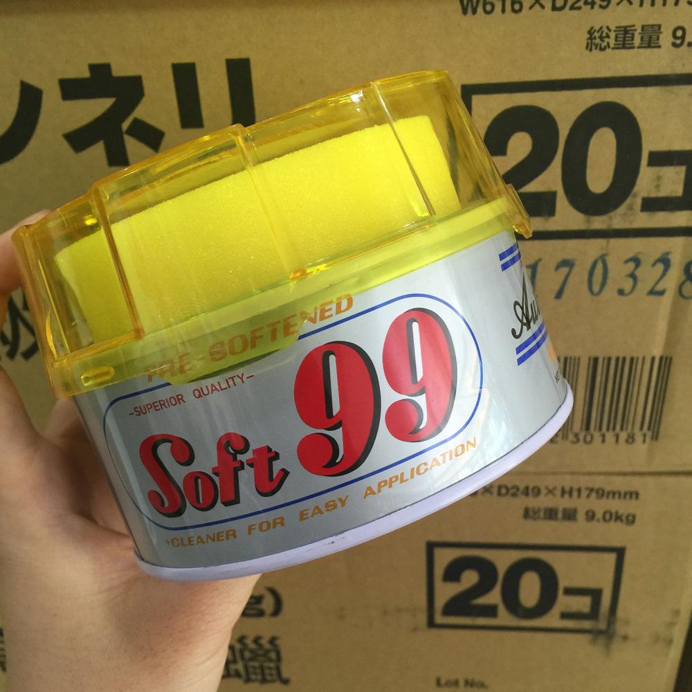 Japanese Car Wax Soft99 Soft Wax Super Bright Bright Decontamination Scratch Removal Scratch Repair Agent Authorized Authentic