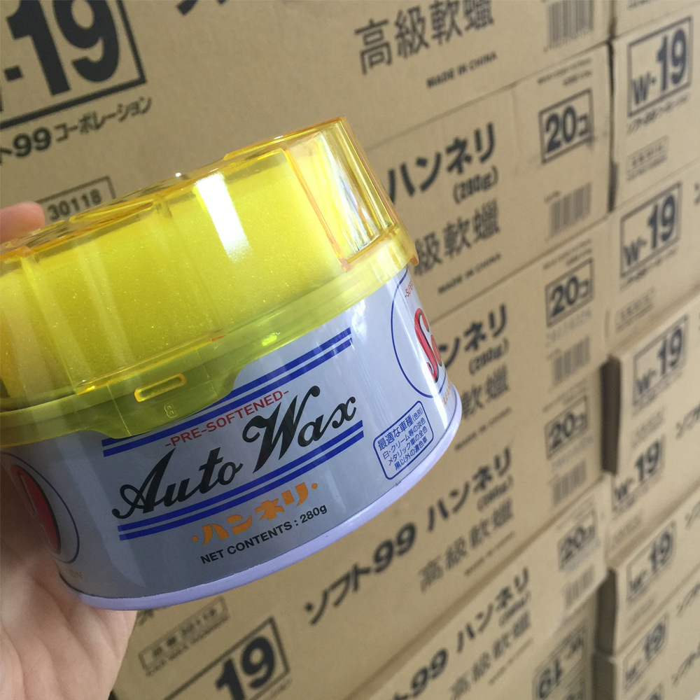 Japanese Car Wax Soft99 Soft Wax Super Bright Bright Decontamination Scratch Removal Scratch Repair Agent Authorized Authentic