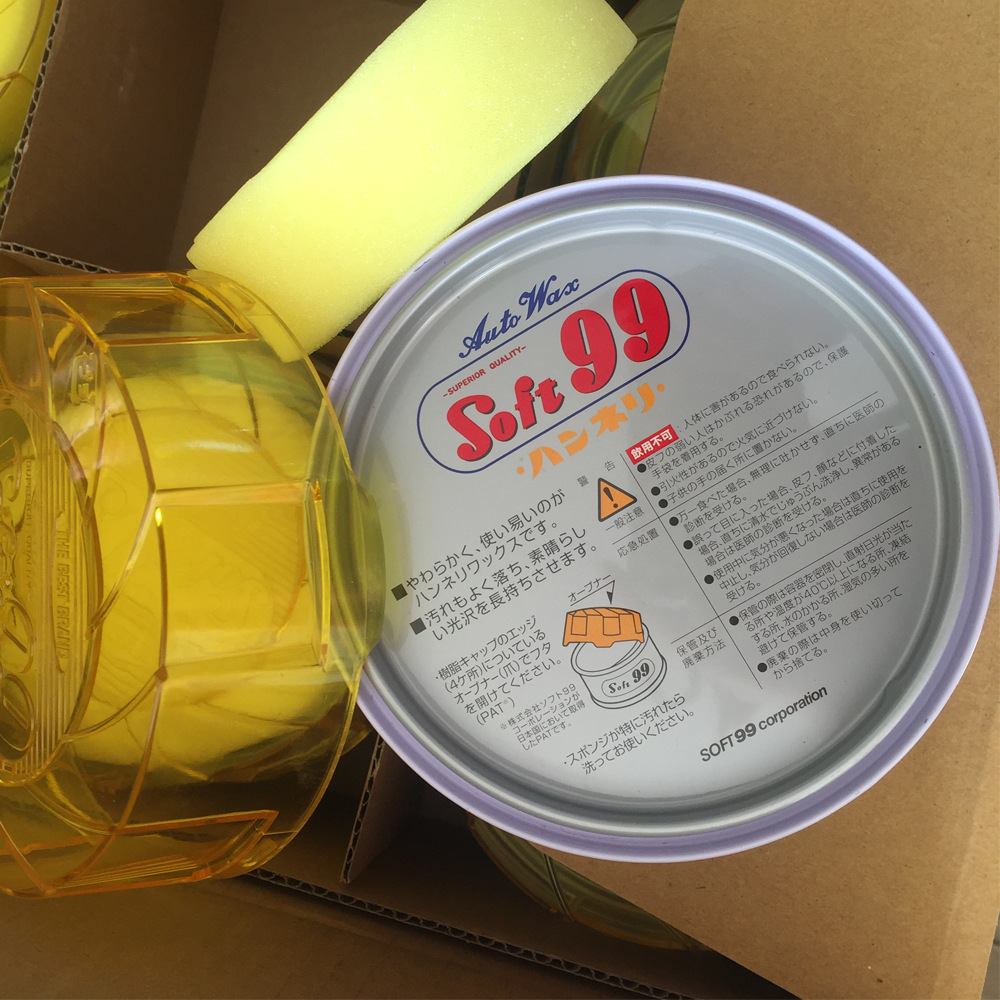 Japanese Car Wax Soft99 Soft Wax Super Bright Bright Decontamination Scratch Removal Scratch Repair Agent Authorized Authentic