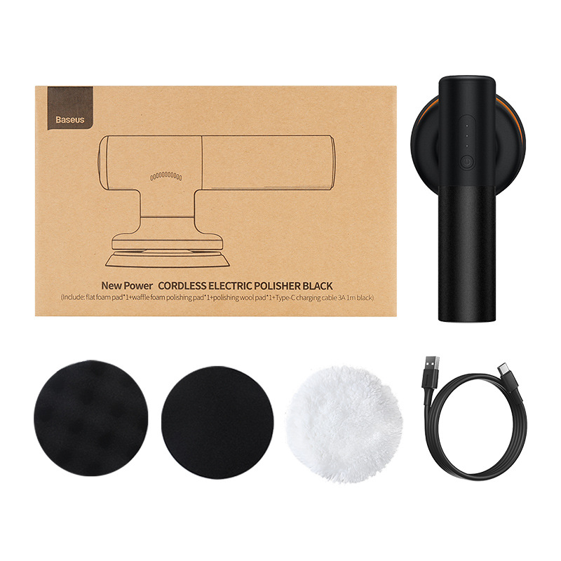 BASEUS New Power Wireless Electric Car Waxing Machine Polishing Handheld Grinding Machine Wireless Waxing Repair  Autos