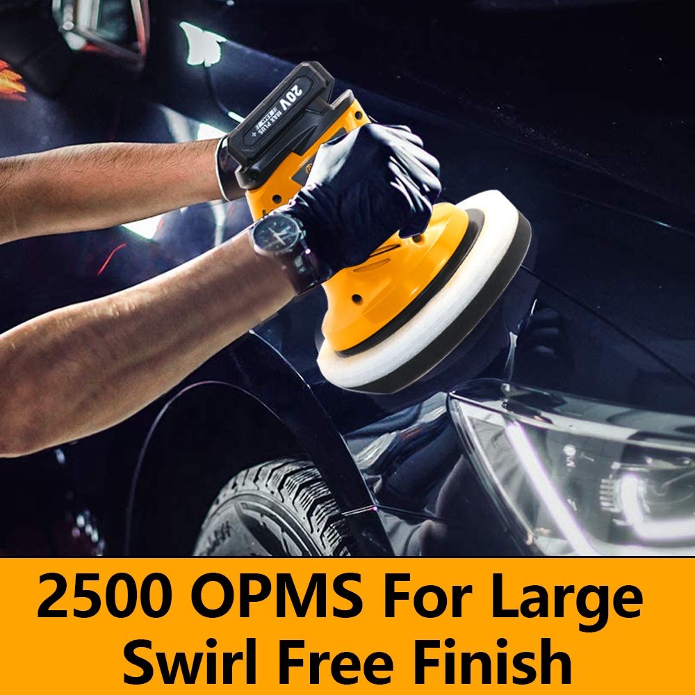 WORKSITE Car Polisher 20V Battery Paint Wax Floor 