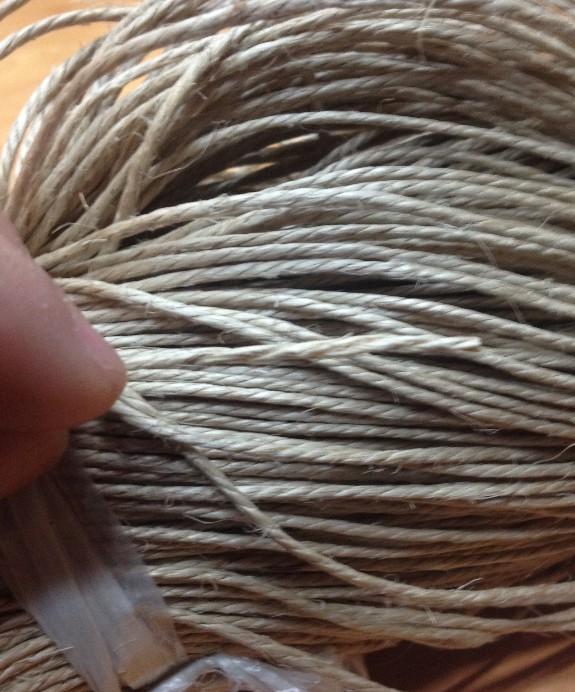 Waxed Twine fine waxed Twine three imports of hemp twine rope