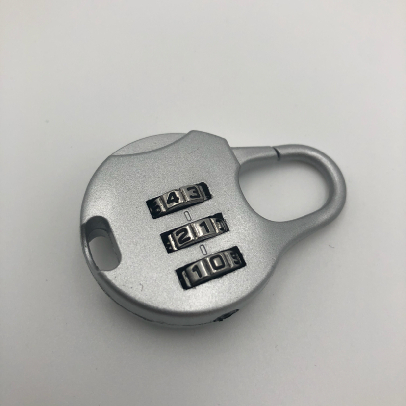 Luggage Code Padlock 3 Digit Digital Mini Hang Zi-Alloy Cartoon Code Lock Bag Backpack Luggage Code padlock 3 Digit Digital Mini Hang