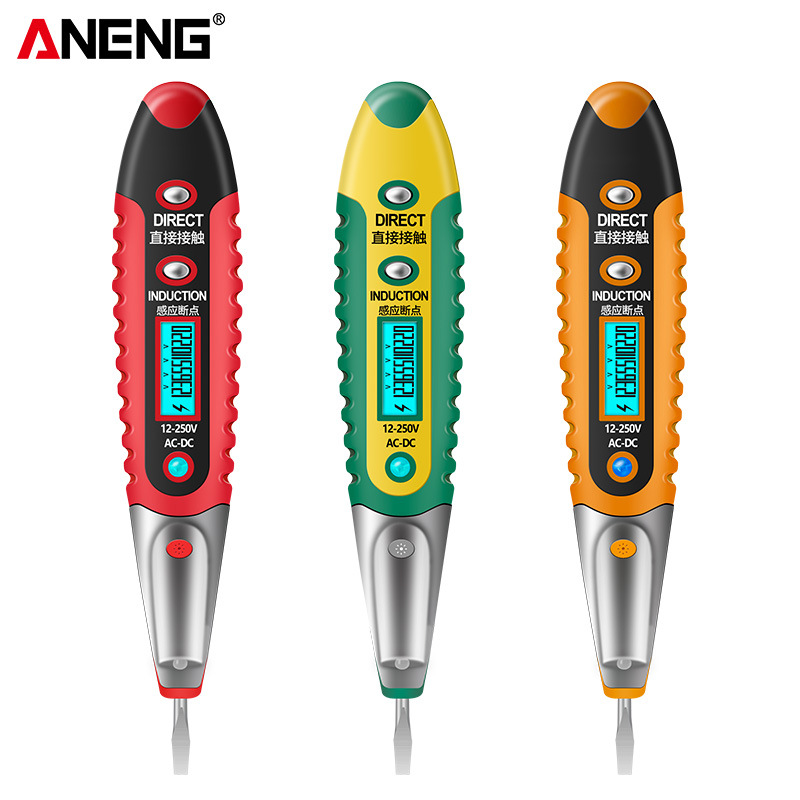 Aneng Non-Contact Digital Display Induction Electroprobe Multi-Function Test Pencil Electroprobe Electrical Test Pencil