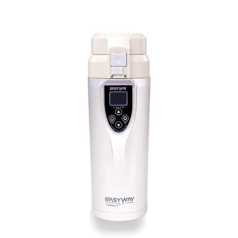 Car Universal 12V24V Heating Cup Car Burning Cup Multifunctional Vacuum Cup Car Electrical Appliance 350ml