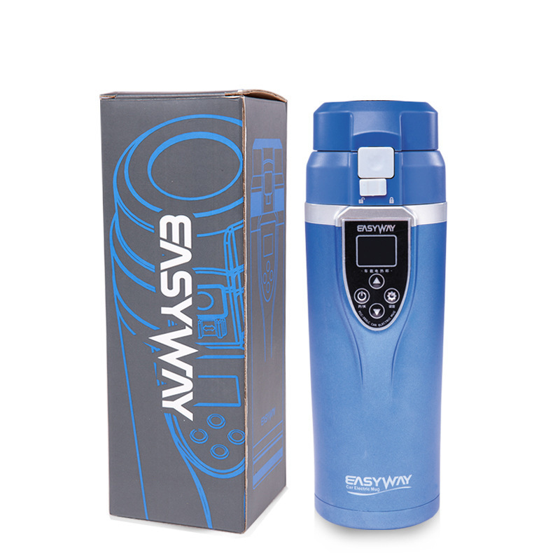 Car Universal 12V24V Heating Cup Car Burning Cup Multifunctional Vacuum Cup Car Electrical Appliance 350ml