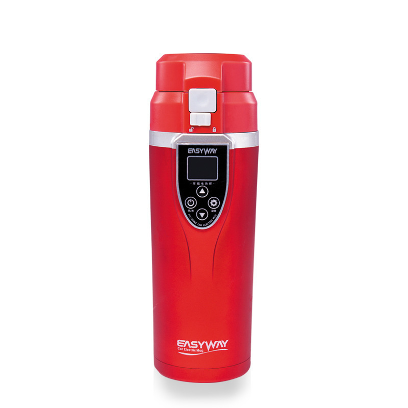 Car Universal 12V24V Heating Cup Car Burning Cup Multifunctional Vacuum Cup Car Electrical Appliance 350ml