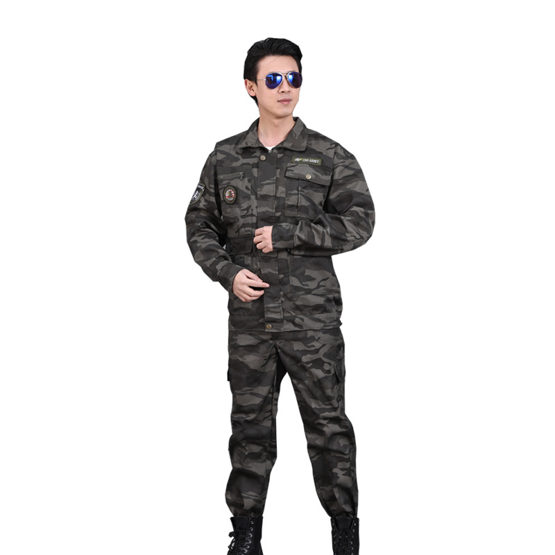 Spring and Autumn Canvas Camouflage Overalls Suit Welding Welder Electrical Engineering Fatigue Clothes Cotton Labor Protection Clothing