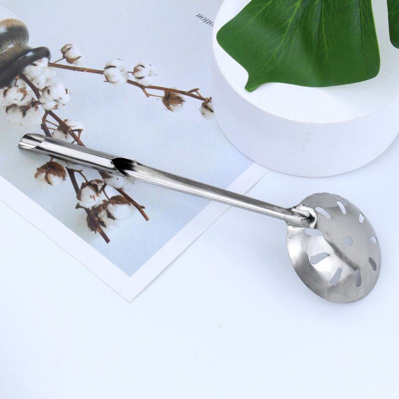 Stainless Steel Hot Pot Spoon Dragon Ball Soup Spoon and Strainer for Cooking Soup in the Kitchen Shengtang Long Handle Stirring Spoon Strainer Spoon Electrical Gifts