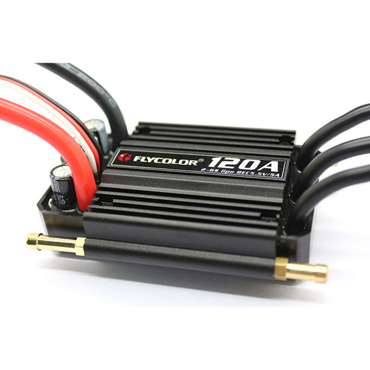 Remote Control Ship Model Water-Cooled Brushless Waterproof Electrical Adjustment 50A 70A 90A 120A 150A Electronic Speed Controller 2-6s