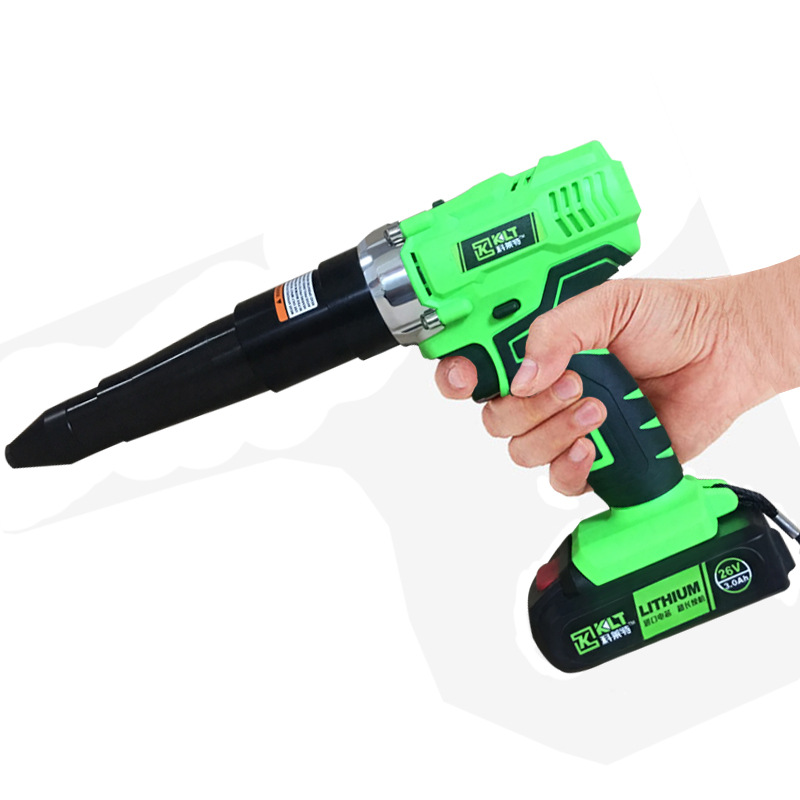 Pull Rivet Gun Lithium Electric Pull Rivet Rush Plug Electric Riveter Rechargeable Core Pulling Elongated Nozzle