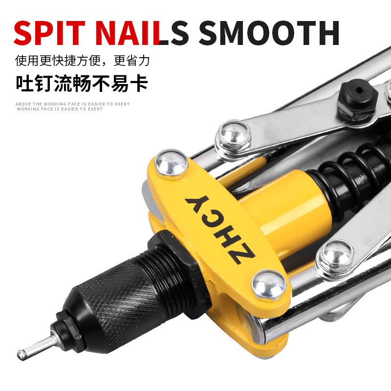 Manual Double-Handle Core Pulling Riveting Gun Riveter Pull-Setter Labor-Saving Narew Gun Pull Rivet Hand Tools
