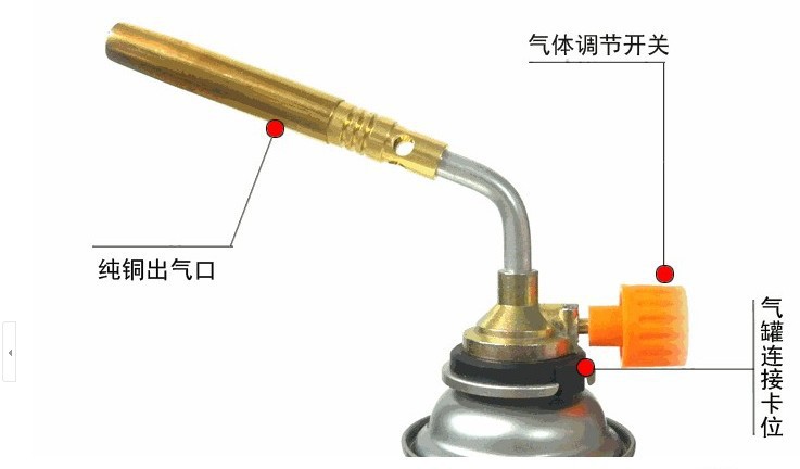 Refrigerator Air Conditioner Copper Tube Welding Fire Spraying Gun Spray Gun Baking Outdoor Charcoal Burning Torch