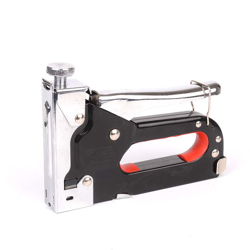UType Pneumatic Strip Nail Gun Air Nail Staple Gun UShaped Nail Gun Oil Painting Martin Gun with Plastic Tool Box