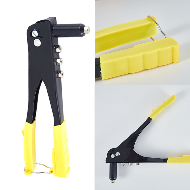 Industrial-Grade Riveting Staple Gun Manual Labor-Saving Core Pulling Riveting Gun Staple Gun Aluminum Alloy Household Hand Tool Nagler Willow Staple Gun