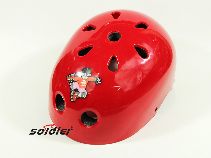 High-grade children cartoon safety helmet pulley roller skating children&#039;s safety helmet
