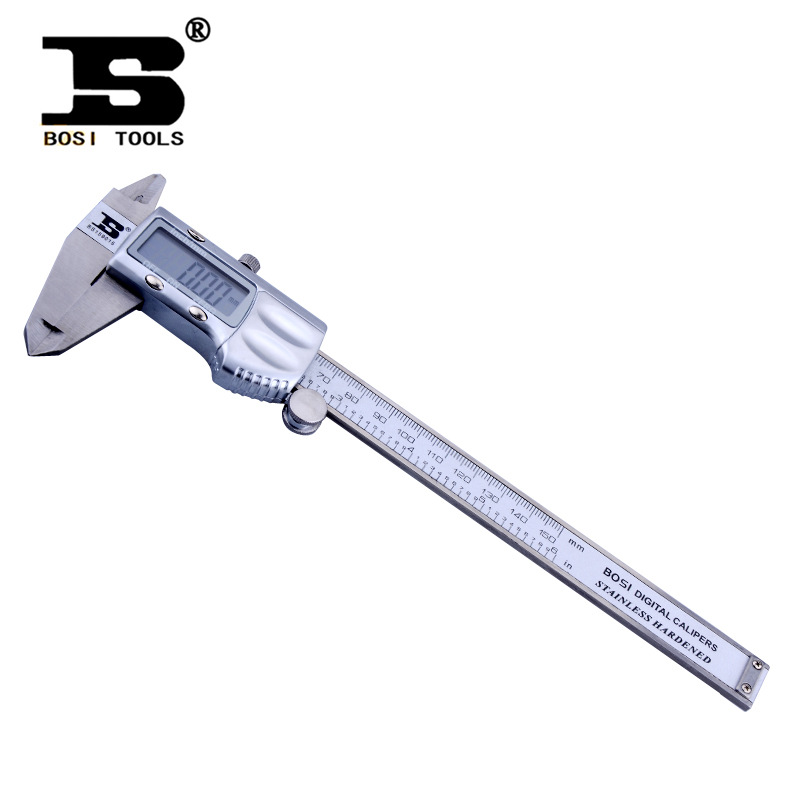 Persian high - grade digital display caliper vernier caliper stainless steel can measure inside and outside diameter the depth step BS159015