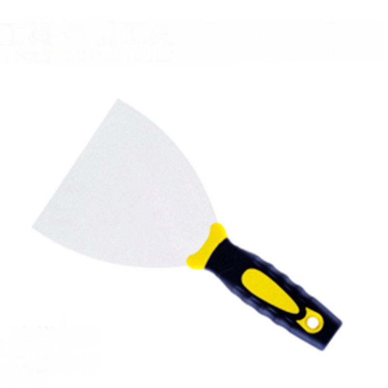 QX-102 Double Color Handle Putty Knife Putty Knife Gray Cleaning Scraper Manufacturers Supply Reliable Quality