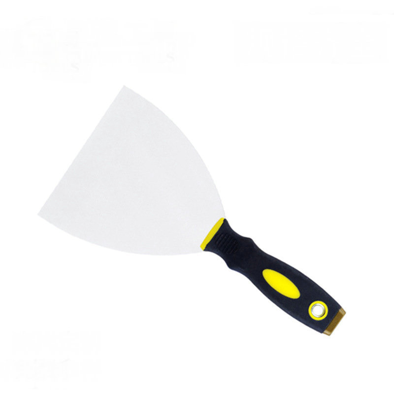 QX-108 Double Color Handle Putty Knife Household Rubber Mirror Putty Knife Cleaning Putty Paint Scraper