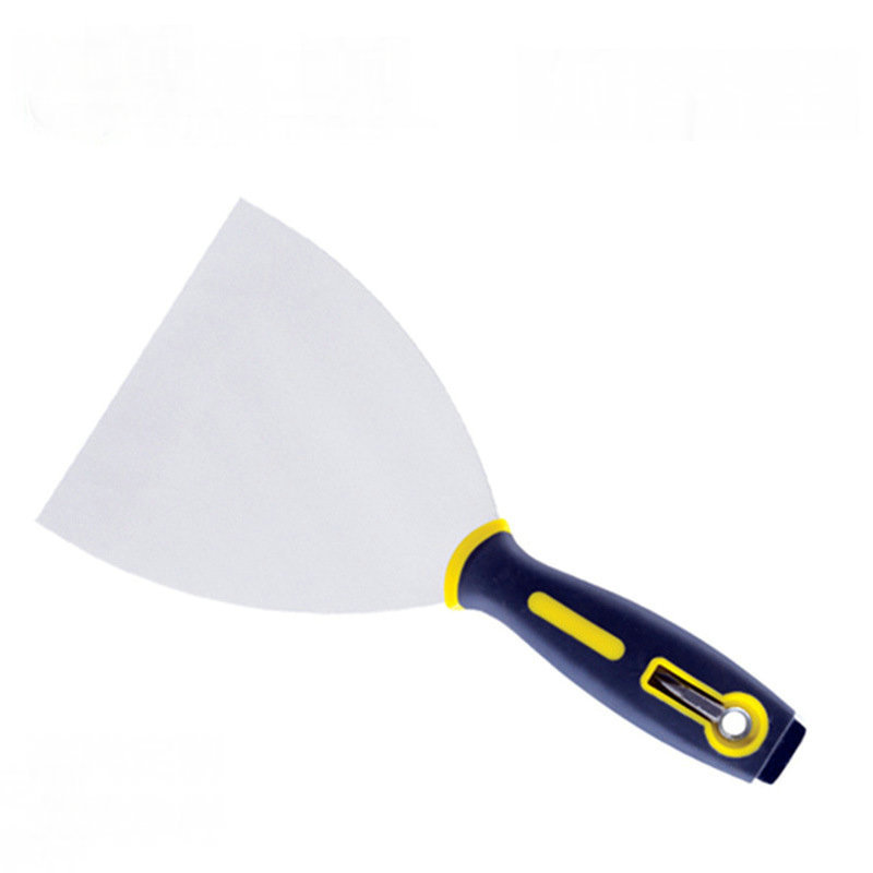 QX-086 Double Color Handle with Tail Nail Putty Knife Putty Knife Double Color Handle Putty Knife Factory Wholesale Supply