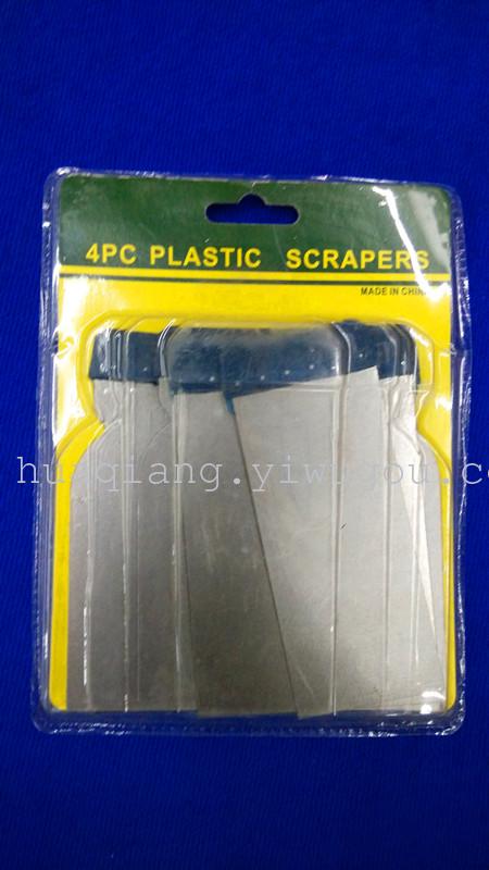 4PVC set putty knife, bricklaying knife, trowel