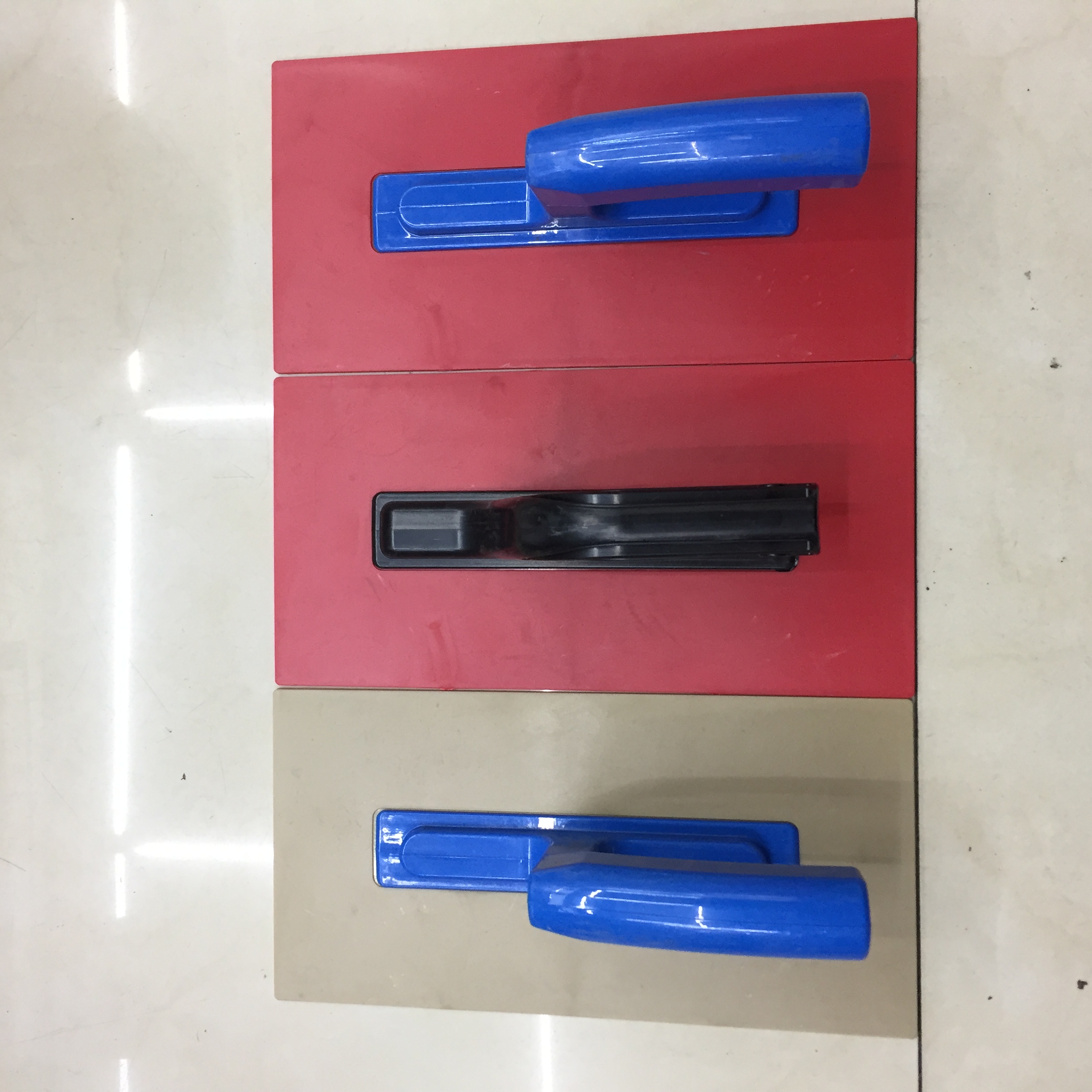 Trowel Mud Wooden Tools Plastic Wipe Board Flat Trowel Craftsman Tools Bricklaying Trowel Plastering Trowel