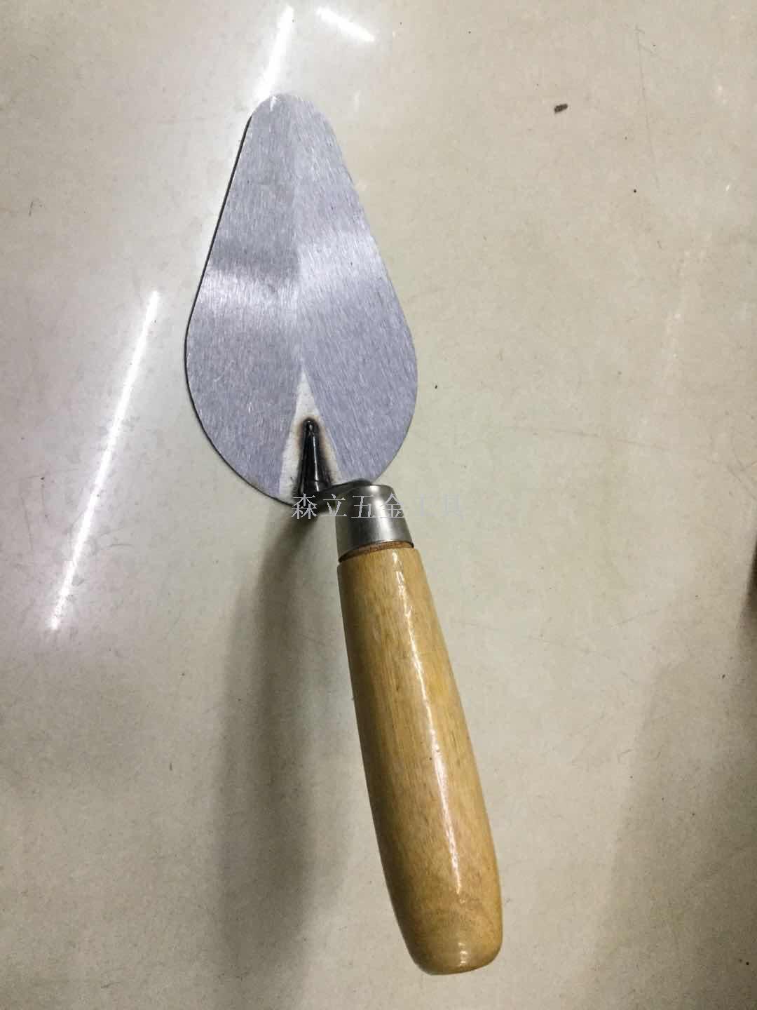 Peach Bricklaying Knife Construction Masons Tools Clay trowel Wooden Handle various Specifications Complete