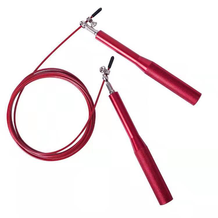 Aluminum Alloy Steel Wire Jump Rope Universal Joint Fisheye Bearing Steel Core Adult Racing Sports Fitness Supplies Student Skipping Rope