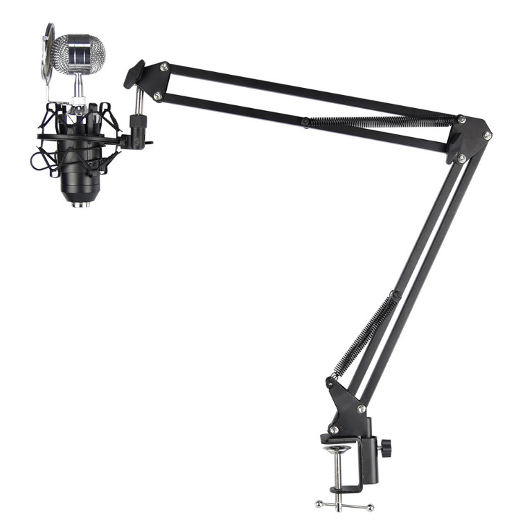 Cross-border microphone cantilever and NB35 universal joint desktop microphone live