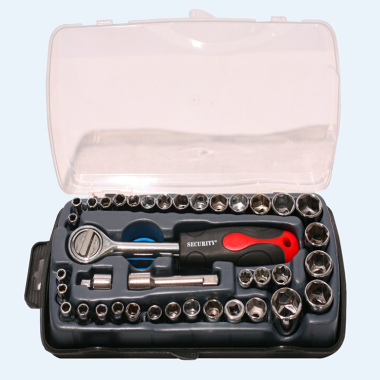 40-Piece Sleeve Combination Set Sleeve Set Auto Repair Tools Household Hardware Tools Hexagon Socket Combination Tools