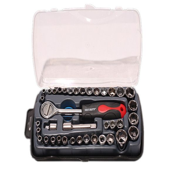 40-Piece Sleeve Combination Set Sleeve Set Auto Repair Tools Household Hardware Tools Hexagon Socket Combination Tools