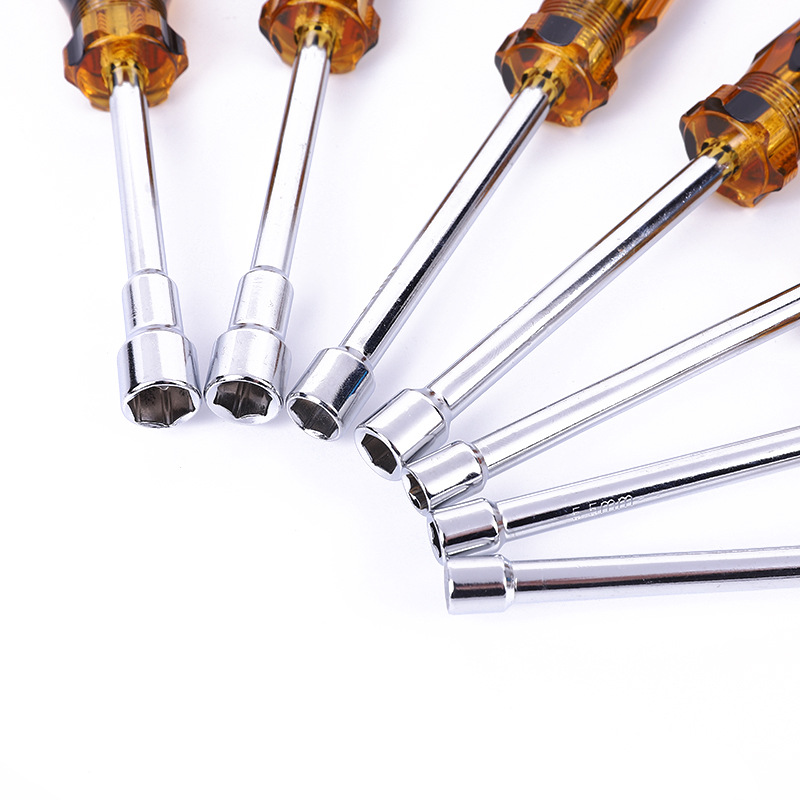 Outer Hexagon Socket Screwdriver Nut Wrench 5 6 7 8 9 10 5.5mm Twist M3 M4 Screwdriver Casing Batch