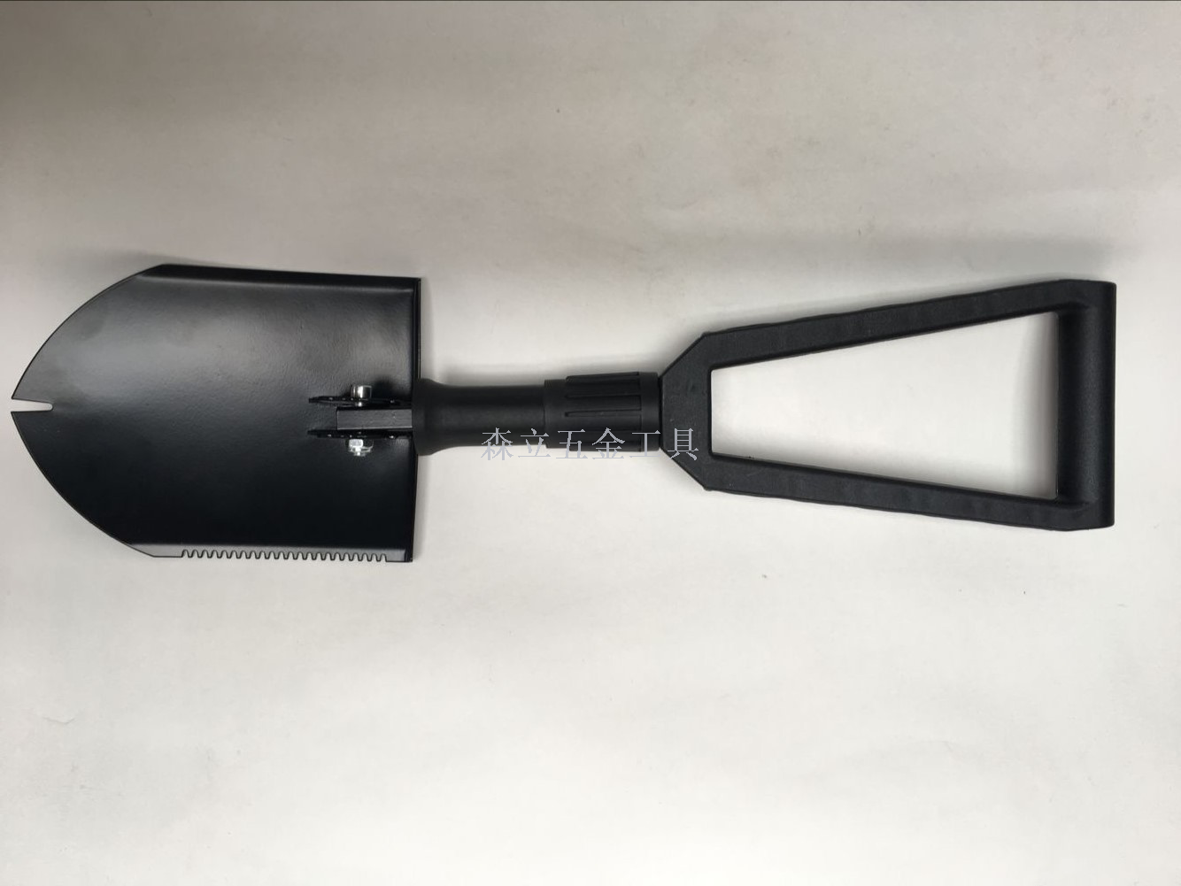 Large folding shovel garden shovel multifunctional shovel dual use hoe black dark green shovel gardening tools