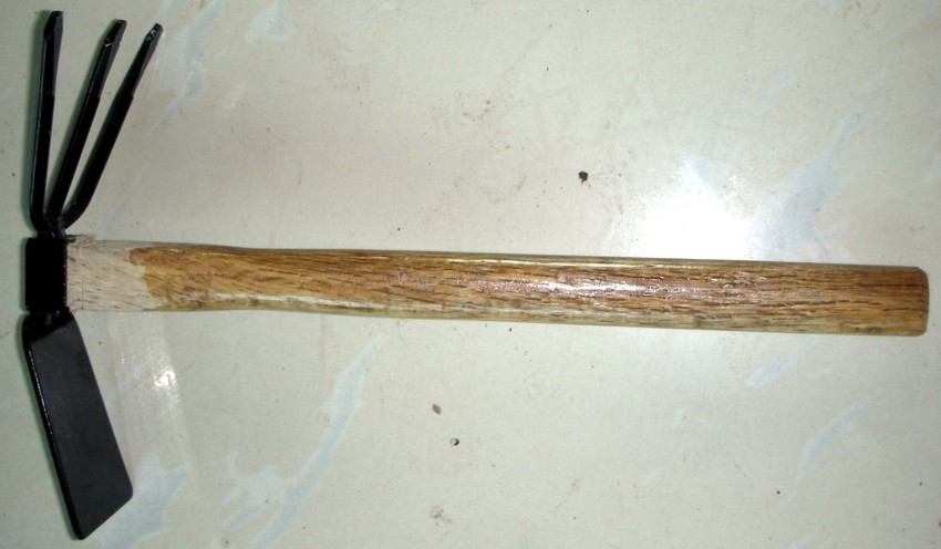 Handmade Forging Spring Steel Dual-Purpose Hoe, Bamboo Shoots Digging Hoe, Medicine Picking Hoe, Hoe Axe