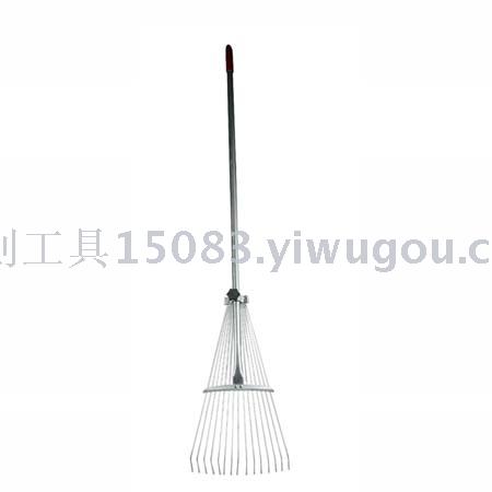 Garden tool wire rake rake leaves rake high grade steel wire expansion harrow