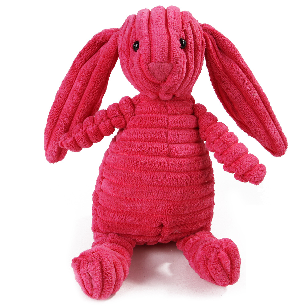A Variety of Pet Dog Toy Fighting Molars Vent Training Corduroy Monkey Pig Sounding Plush Toys