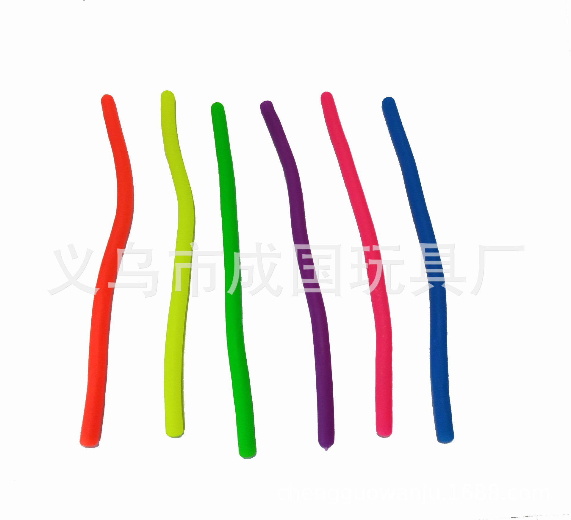 Factory Wholesale Foreign Trade Cross-Border Hot Sale TPR Soft Rubber Noodles Monkey Noodles Elastic Lala Decompression Rope Artifact