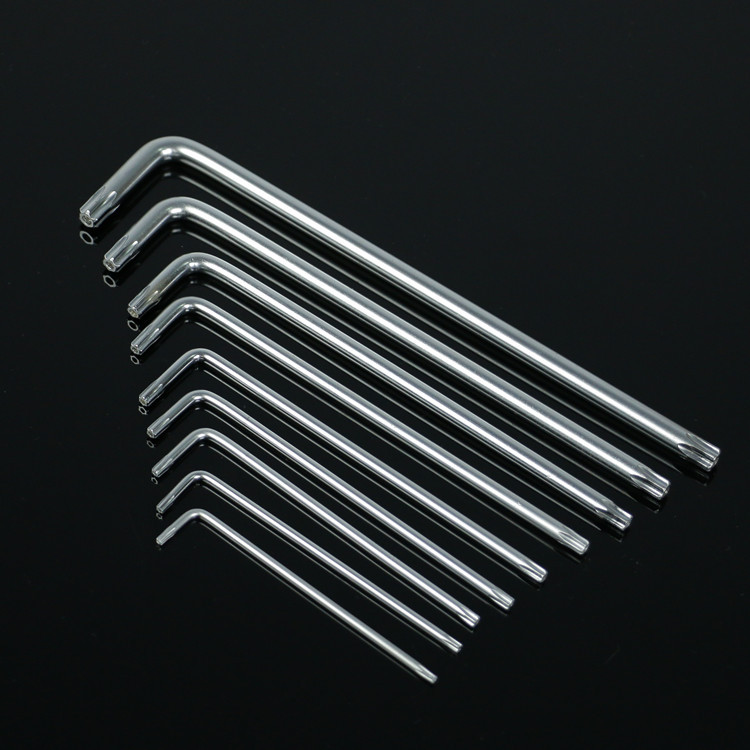 More than T10-T55 Specifications Lengthened Plum Blossom Hexagon Hollow Hole Rice Character Anti-Theft Monkey Spanner Inner Six Flower Wrench