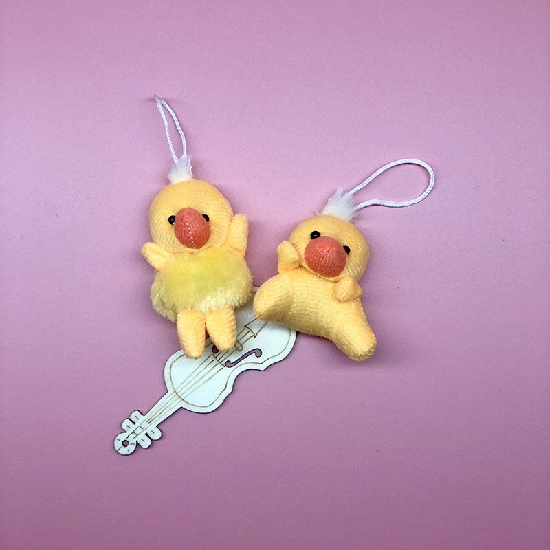 Plush Animal Pendant Monkey Lion Bag Key Pendants Small Crane Machine Mini Animal Doll