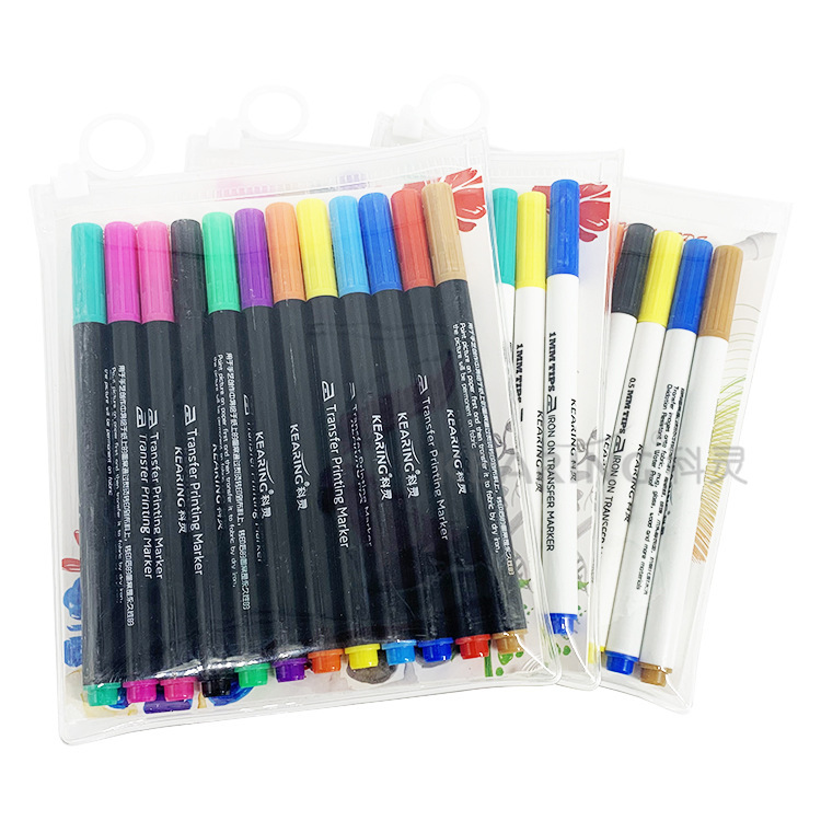 Heating DIY Transfer Marker Pen T-shirt Pen Hot Transfer Marker Pen Stroke Color Multiple Pen Heads Tailor Scribing Clothing Clothes Special Pen