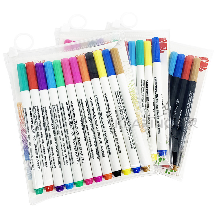 Heating DIY Transfer Marker Pen T-shirt Pen Hot Transfer Marker Pen Stroke Color Multiple Pen Heads Tailor Scribing Clothing Clothes Special Pen