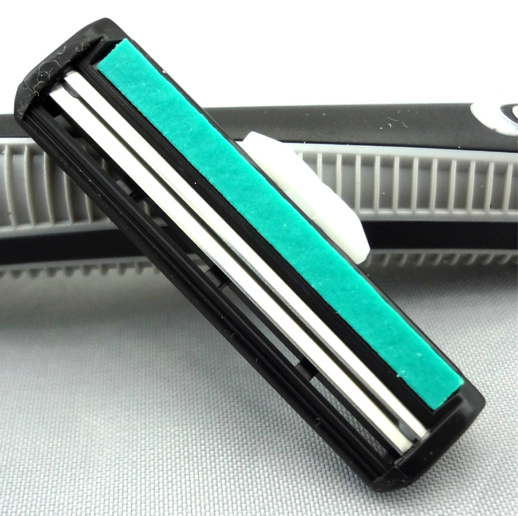 Geely Manual Shaver Holder Old-Fashioned Double-Layer Blade Shaver 1 Knife Holder Free 6 Knife Heads Shaver Hair Remover