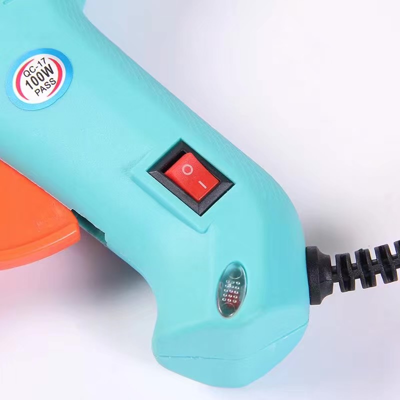Hot Melt Glue Gun Handmade Hot Glue Gun Household Thermal Glue Gun 100W High Power Hot Melt Glue Gun with Copper Nozzle