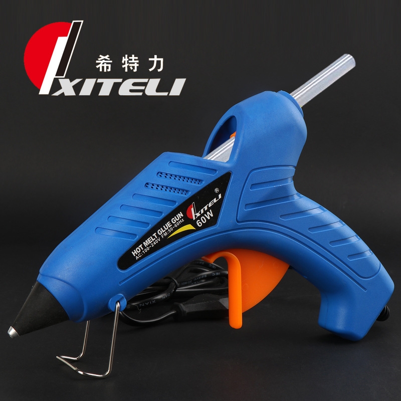 High Quality Electric Hot Melt Glue Gun 40W 60W 80W 100W 100-240V Yellow, White, Blue