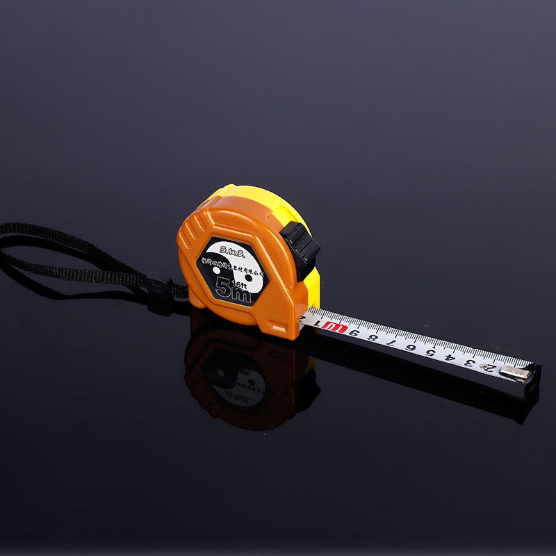 Asia Measuring Tape Thickening and Wear-Resistant Plastic Shell Steel Tap 5m10m Measuring Tool Ruler Tape Measures Frosted Tape Tape